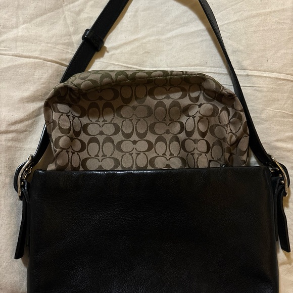 Coach Mini Bag Black Leather Mini-Purse Legacy Leather Vintage - Picture 15 of 16